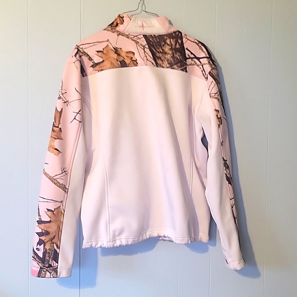 Womens Pink Camo Mossy Oak Habit jacket - Picture 2 of 2